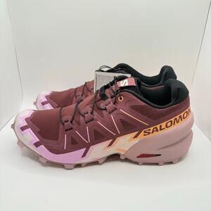 Salomon Woman’s Pink Purple Speedcross 6 Trail Running Sneaker- Size 8.5